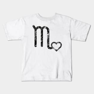 Heart Scorpio Kids T-Shirt